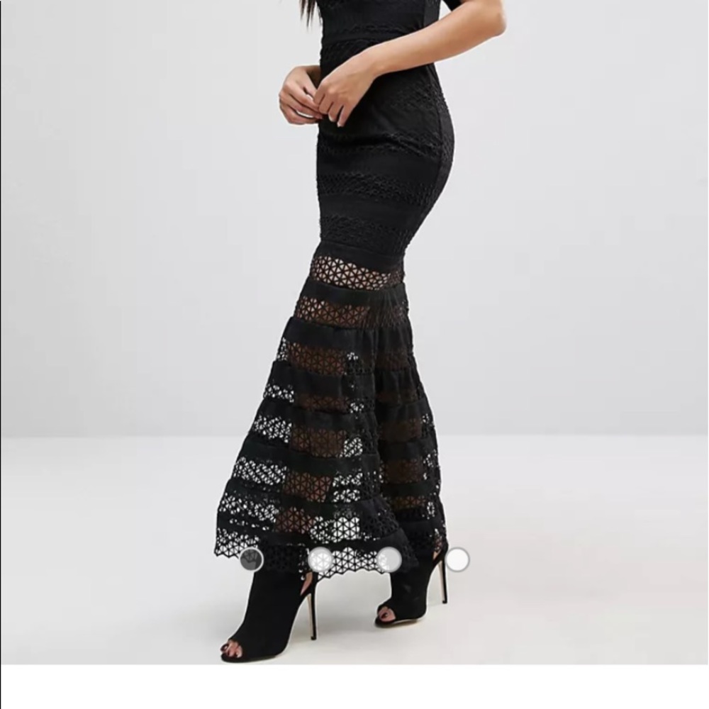 40  NWT JARLO TEGAN MAXI DRESS Sz 4 p2p 13.5 - Picture 3 of 13